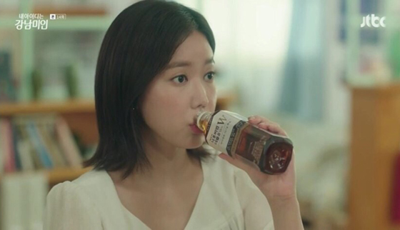 tea product placement in kdrama